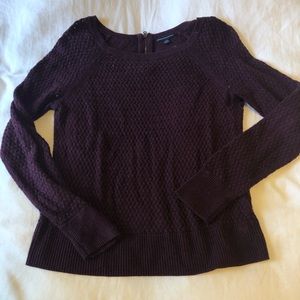 Maroon Knit Sweater